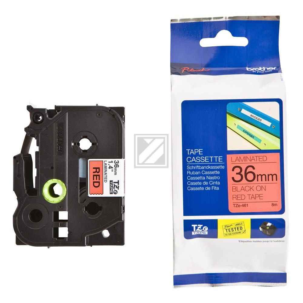 TZE461 / schwarz / original BROTHER PTouch Farbband / TZE461