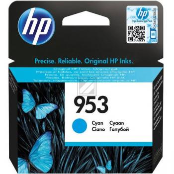 F6U12AE // 953 / cyan / original HP Tintenpatrone cyan / F6U12AE / 630 S. / 9.00 ml