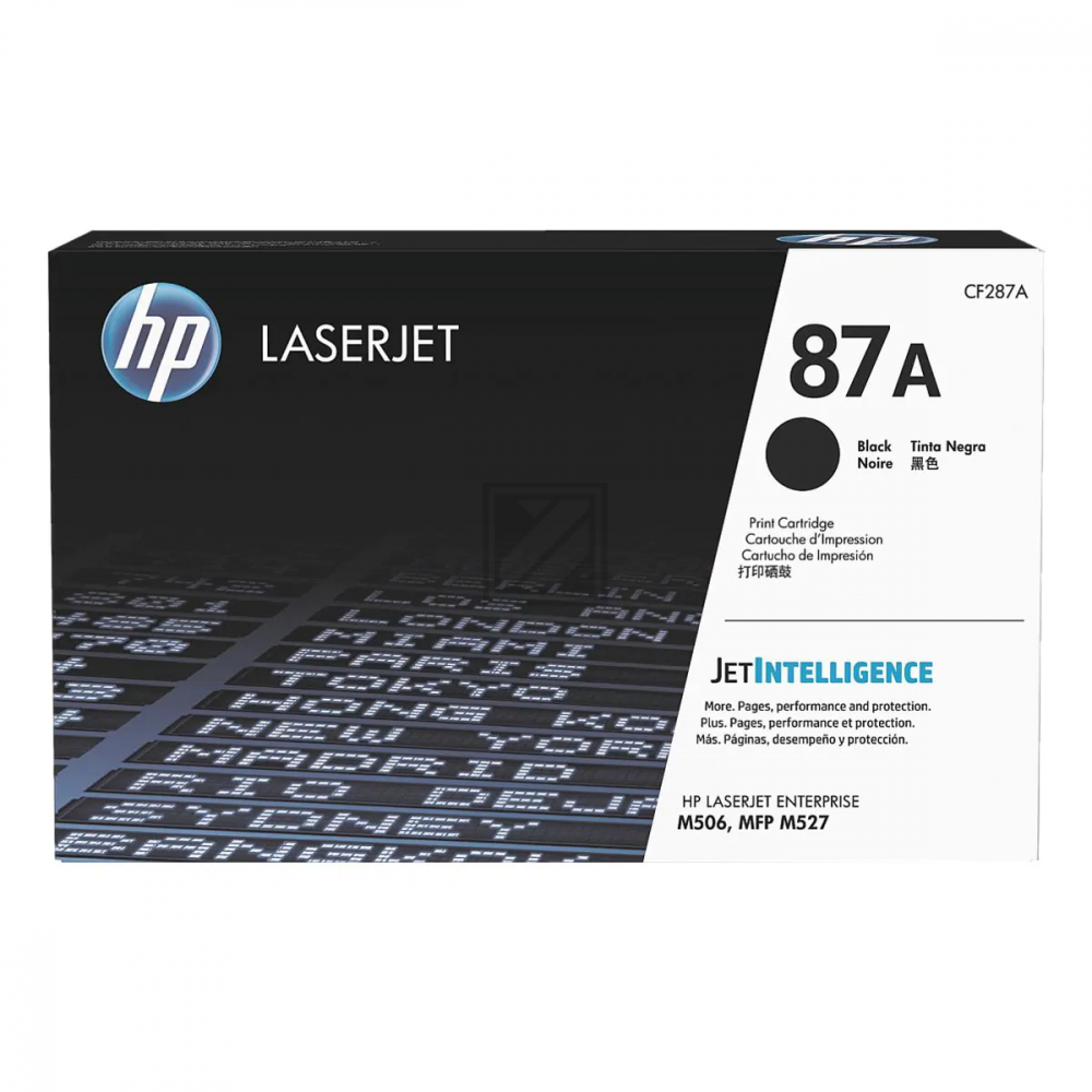 CF287A // Black // Toner f. HP LCLJ Pro M506 / CF287A / 9.000 Seiten