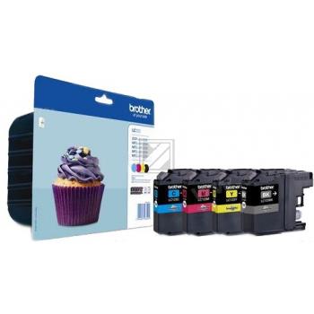 LC123VALBP / original BROTHER Tintenpatrone MultiPack / LC123VALBP / 4 x600 S.