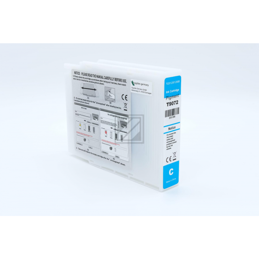 Alternativ Tinte Cyan für Epson / C13T907240 / 120 ml