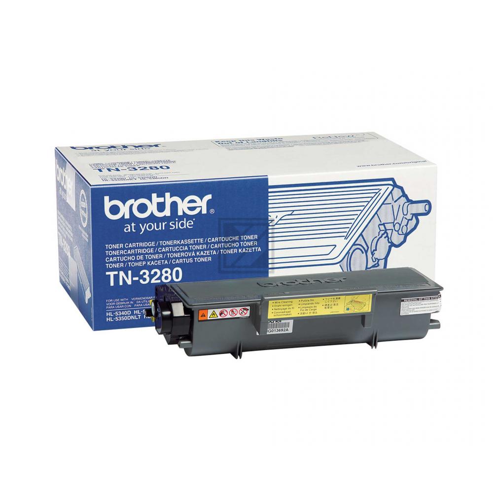 TN3280 / schwarz / original BROTHER Toner schwarz / TN3280 / 8000 S.