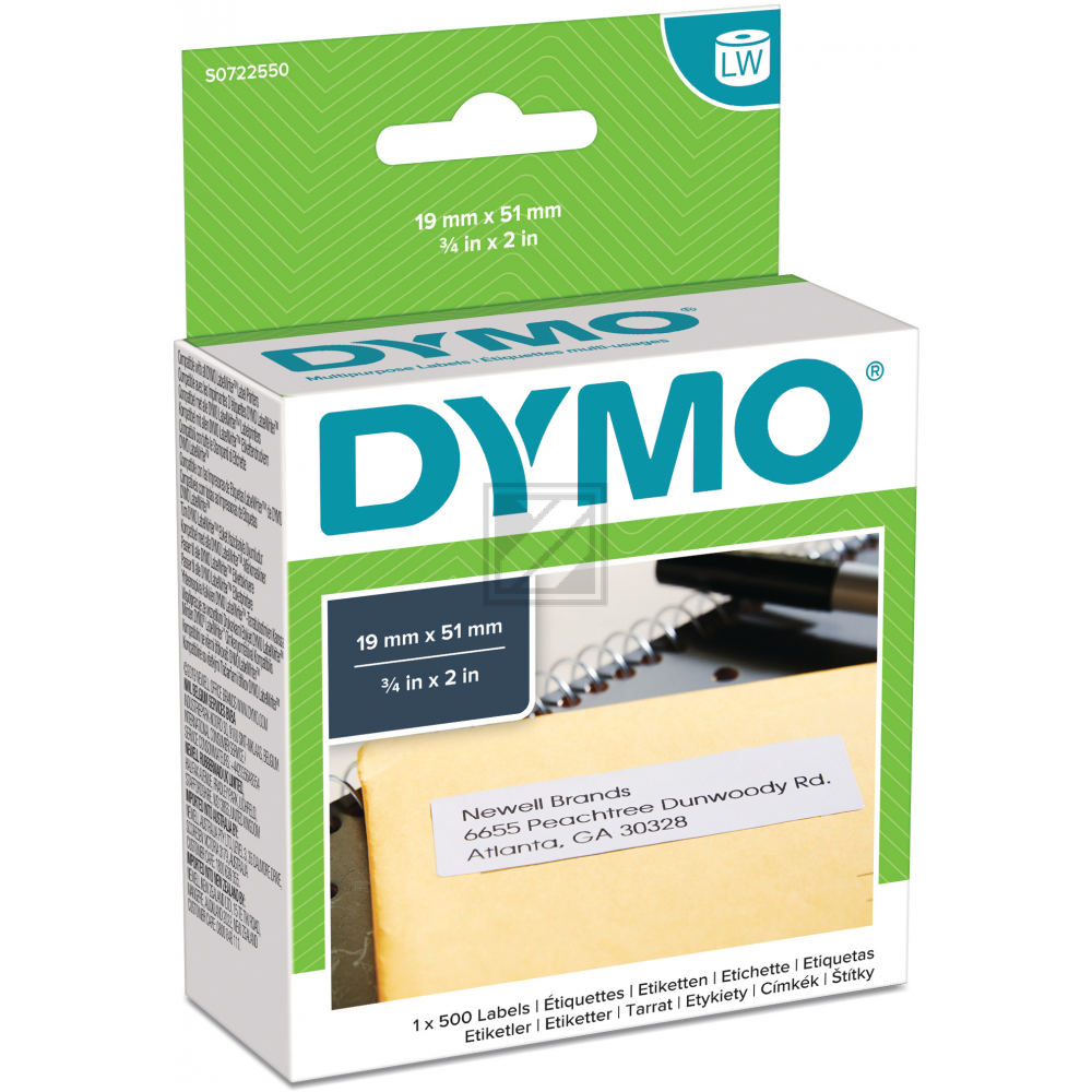 11355 // S0722550 / original DYMO DirectLabelEtiketten / 11355