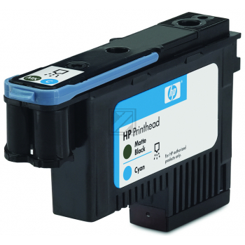 C9404A // 70 / schwarz cyan / original HP Druckkopf schwarz matt / C9404A / 130.00 ml