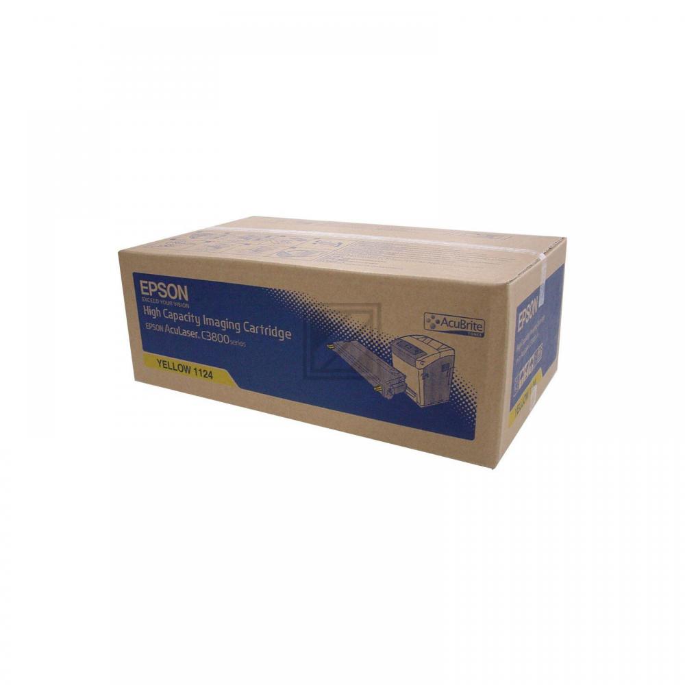 C13S051124 // 1124 / gelb / original EPSON Toner gelb / C13S051124 / 9000 S.