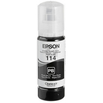C13T07B140 // 114 / Pfoto Black / original EPSON Tintenflasche  / C13T07B140 / 6700 S. / 70ml