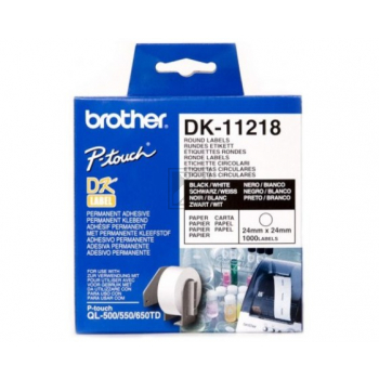 DK11218 / original BROTHER PTouch Etiketten / DK11218