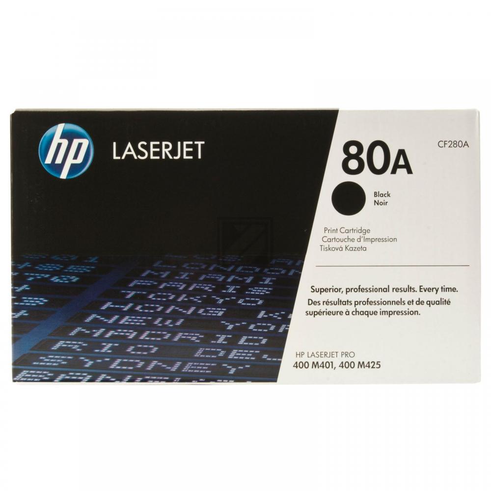 CF280A // 80A / schwarz / original HP Toner schwarz / CF280A / 2700 S.