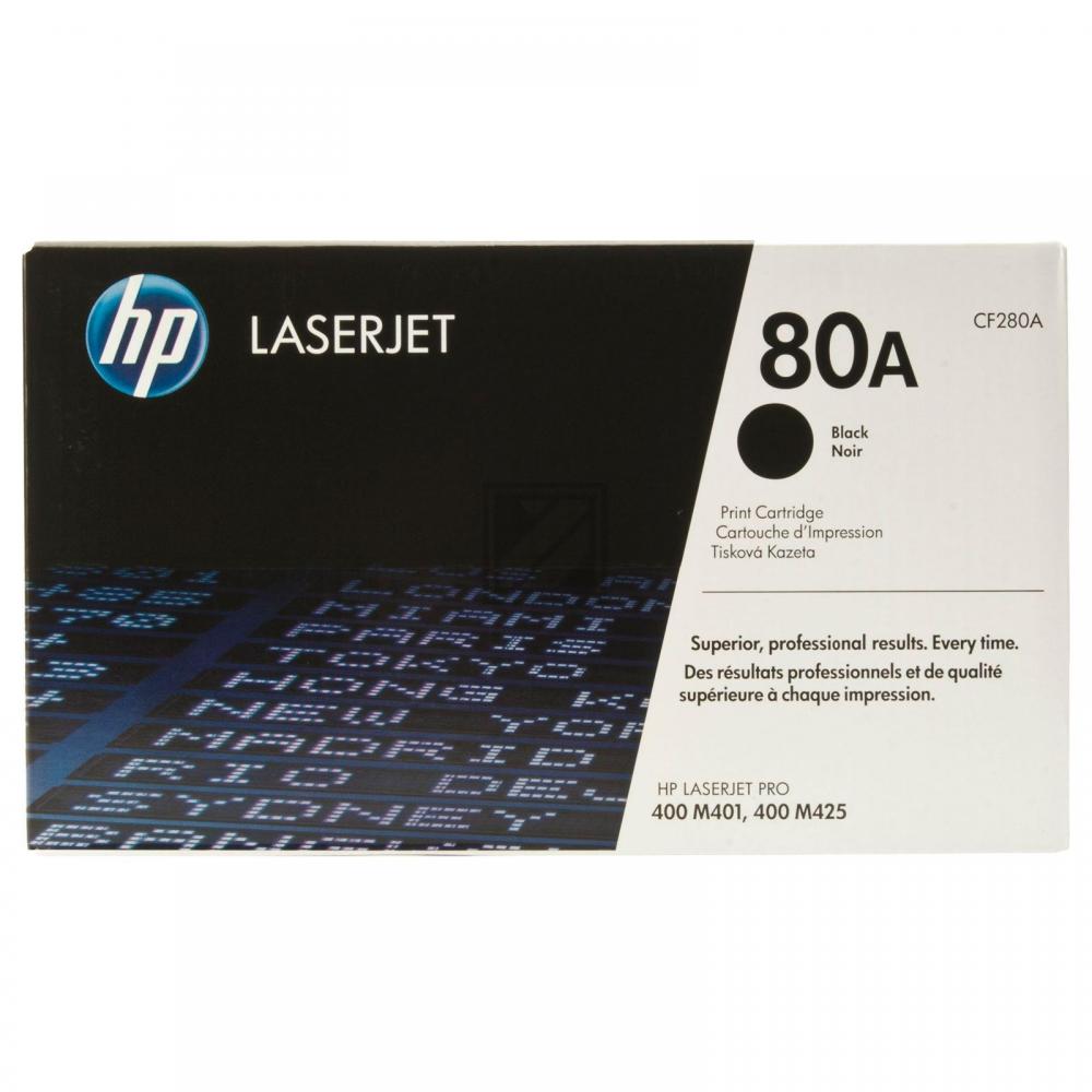 CF280A/80A Original Toner Black für HP LASERJE / 80A/CF280A / 2.700 Seiten