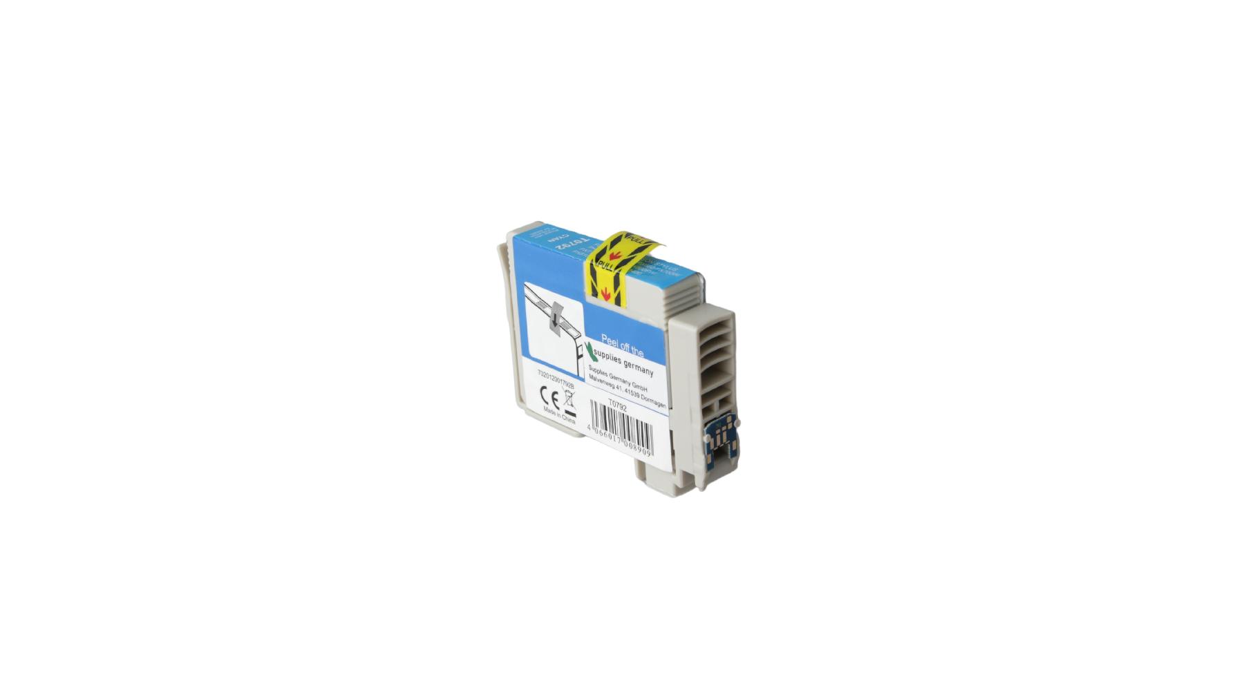 Alternativ Tinte Cyan für Epson / C13T07924010 / 11ml