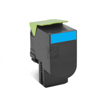 80C2HC0 // 802HC / cyan / original LEXMARK Toner cyan / 80C2HC0 / 3000 S.