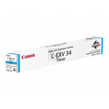 3783B002 // CEXV34 / cyan / original CANON Toner cyan / 3783B002 / 19000 S.