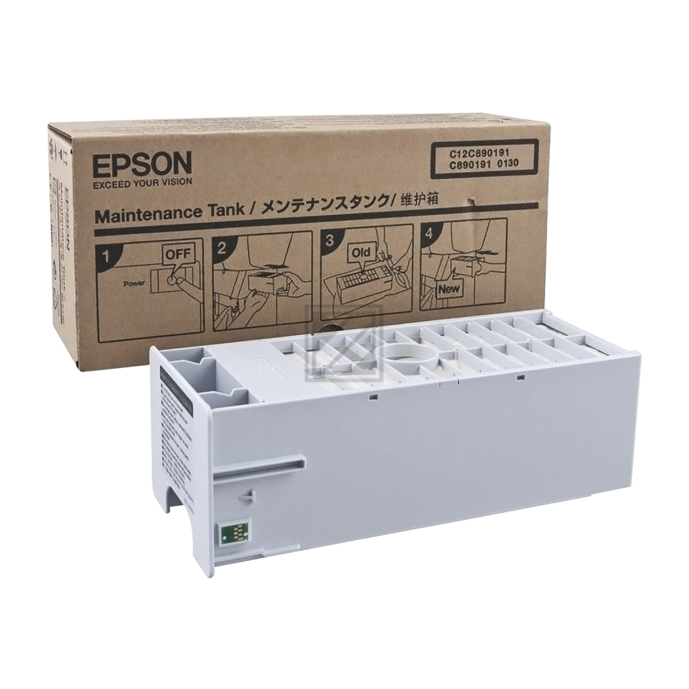 C12C890191 / original EPSON Resttintenbehälter / C12C890191 / 80000 S.