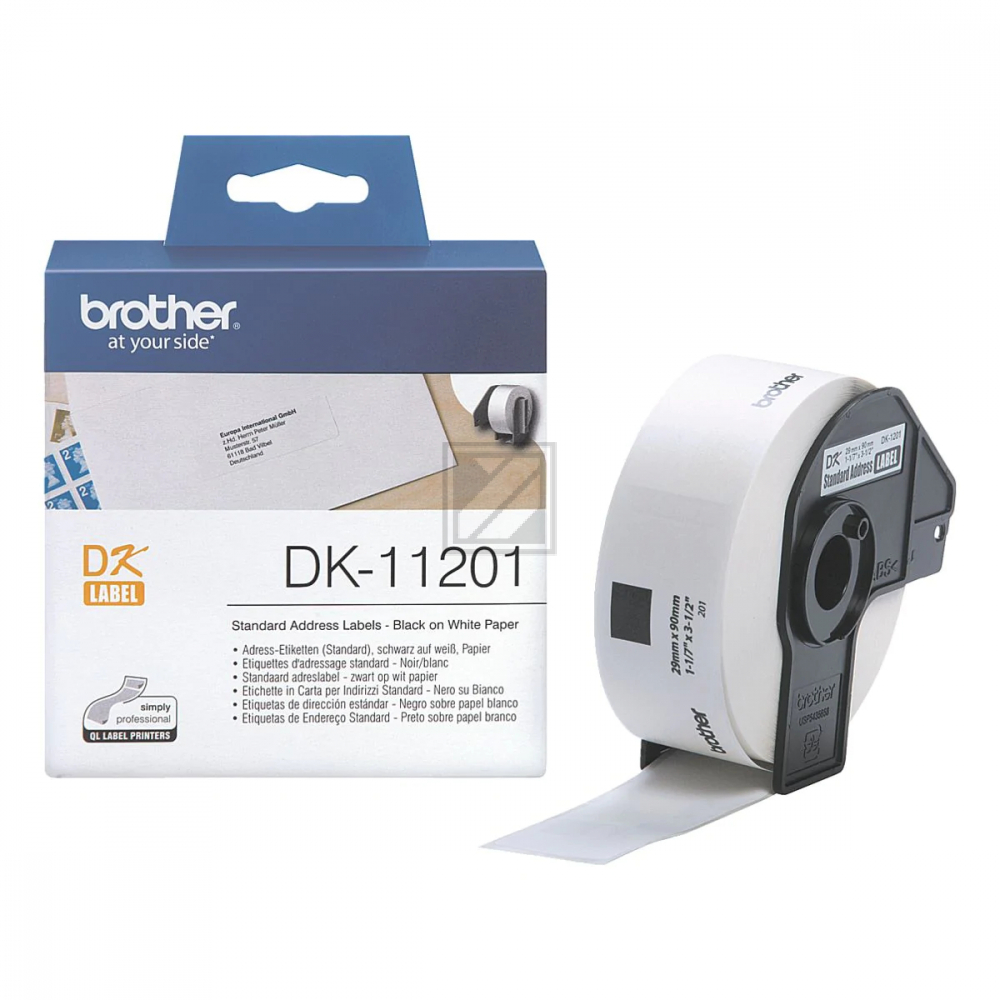 DK11201 / original BROTHER PTouch Etiketten / DK11201