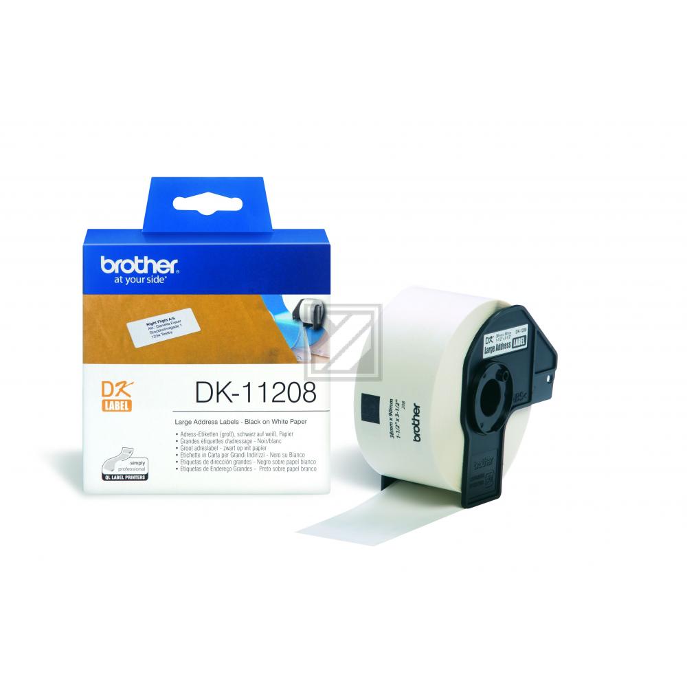 DK11208 / original BROTHER PTouch Etiketten / DK11208
