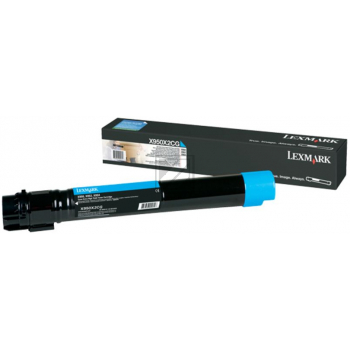 X950X2CG / cyan / original LEXMARK Toner cyan / X950X2CG / 22000 S.