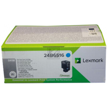 24B6516 / cyan / original LEXMARK Toner cyan / 24B6516 / 16000 S.