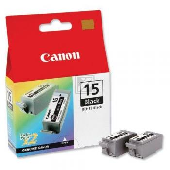 8190A002 // BCI15BK / schwarz / original CANON Tintenpatrone schwarz / 8190A002 / 80 S. / 5.30 ml