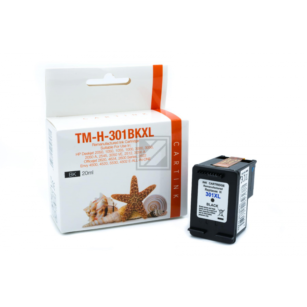 Refill Tinte Black für HP / CH563EE / 20ml