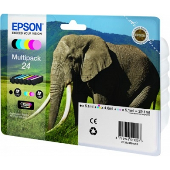 C13T24284011 // 24 / original EPSON Tintenpatrone MultiPack / C13T24284011 / 360 S.