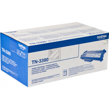 TN3390 / schwarz / original BROTHER Toner schwarz / TN3390 / 12000 S.
