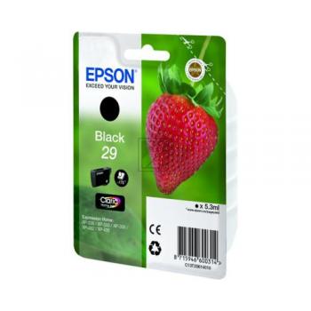 C13T29814012 // 29 / schwarz / original EPSON Tintenpatrone schwarz / C13T29814012 / 175 S. / 5.30 ml