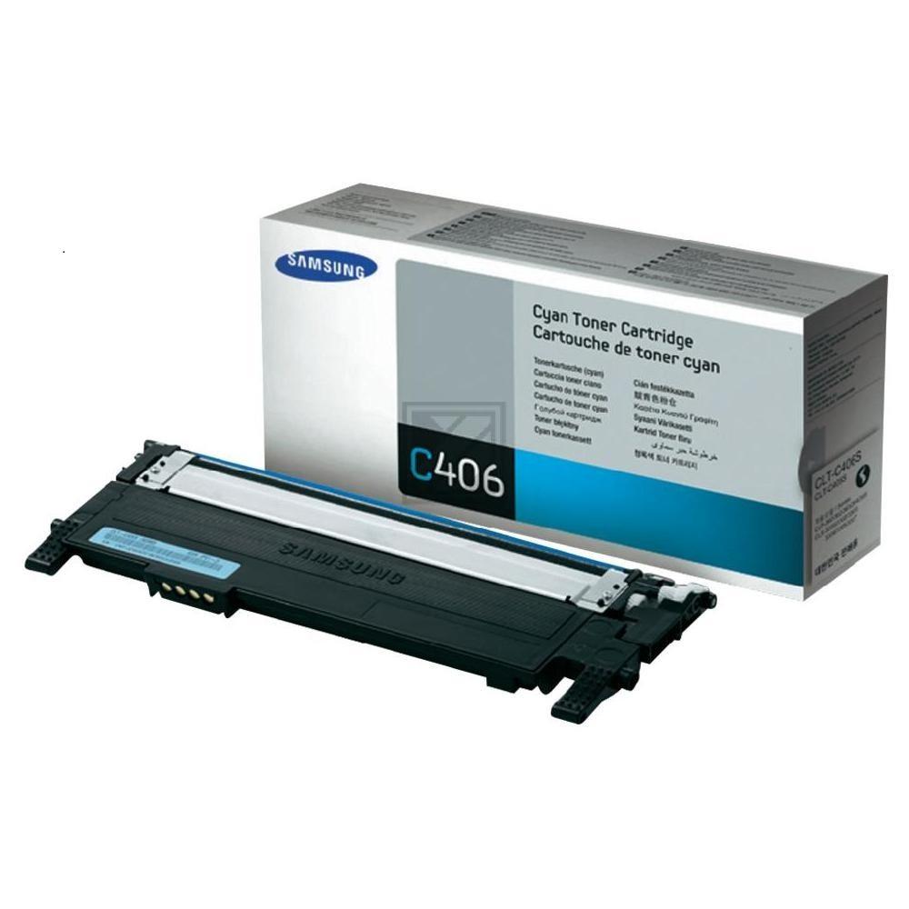 ST984A // CLTC406S / cyan / original SAMSUNG Toner cyan / ST984A / 1000 S.