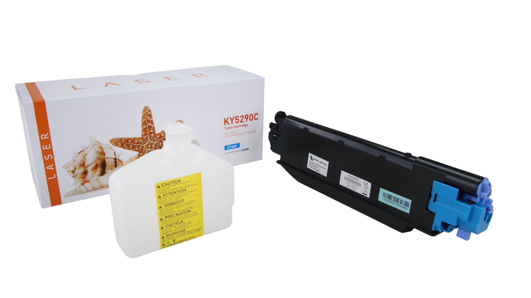 Alternativ Toner Cyan für Kyocera  / TK5290C / 13.000 Seiten