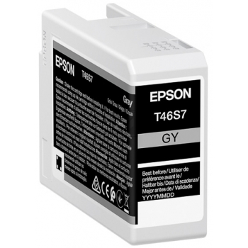 C13T46S700 // T46S7 / original EPSON Tintenpatrone grau / C13T46S700 / 25.00 ml