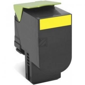 80C0S40 // 800S4 / gelb / original LEXMARK Toner gelb / 80C0S40 / 2000 S.