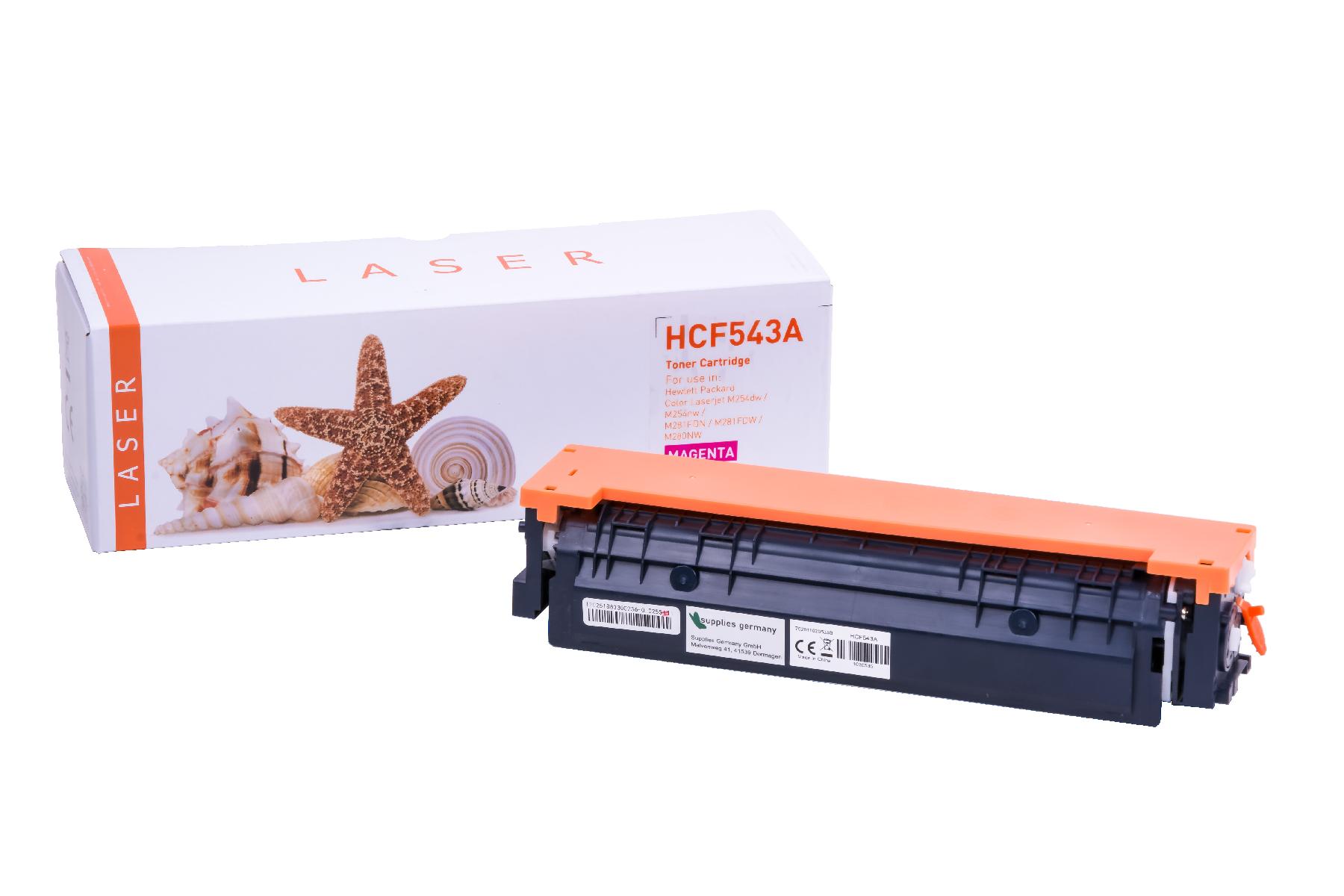 Alternativ Toner Magenta für HP / CF543A / 1.300 Seiten