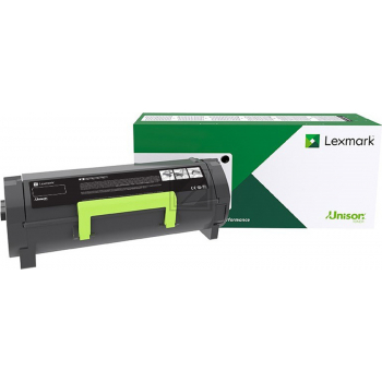 58D2U0E / schwarz / original LEXMARK Toner schwarz / 58D2U0E / 55000 S.