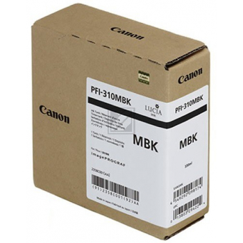 2358C001 // PFI310MBK / original CANON Tintenpatrone schwarz matt / 2358C001 / 330.00 ml