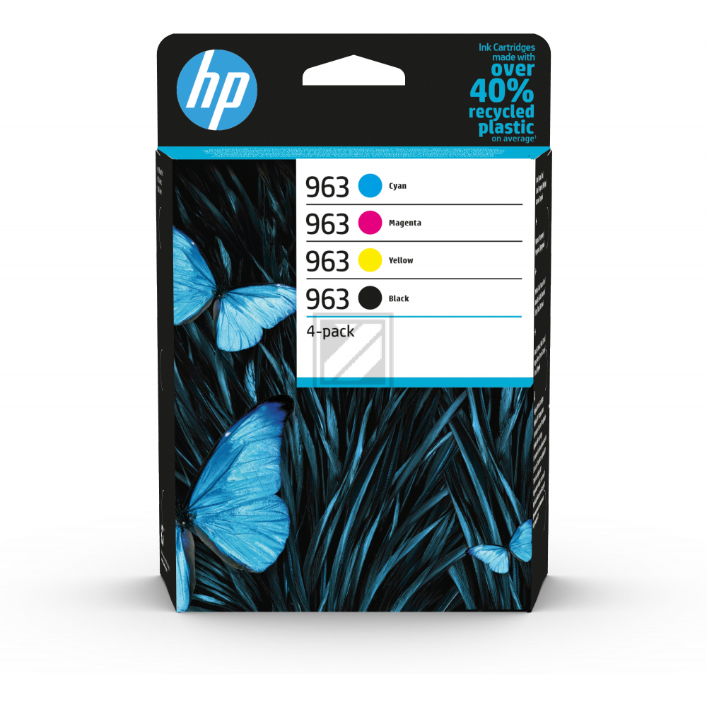 6ZC70AE // 963 / original HP Tintenpatrone MultiPack / 6ZC70AE