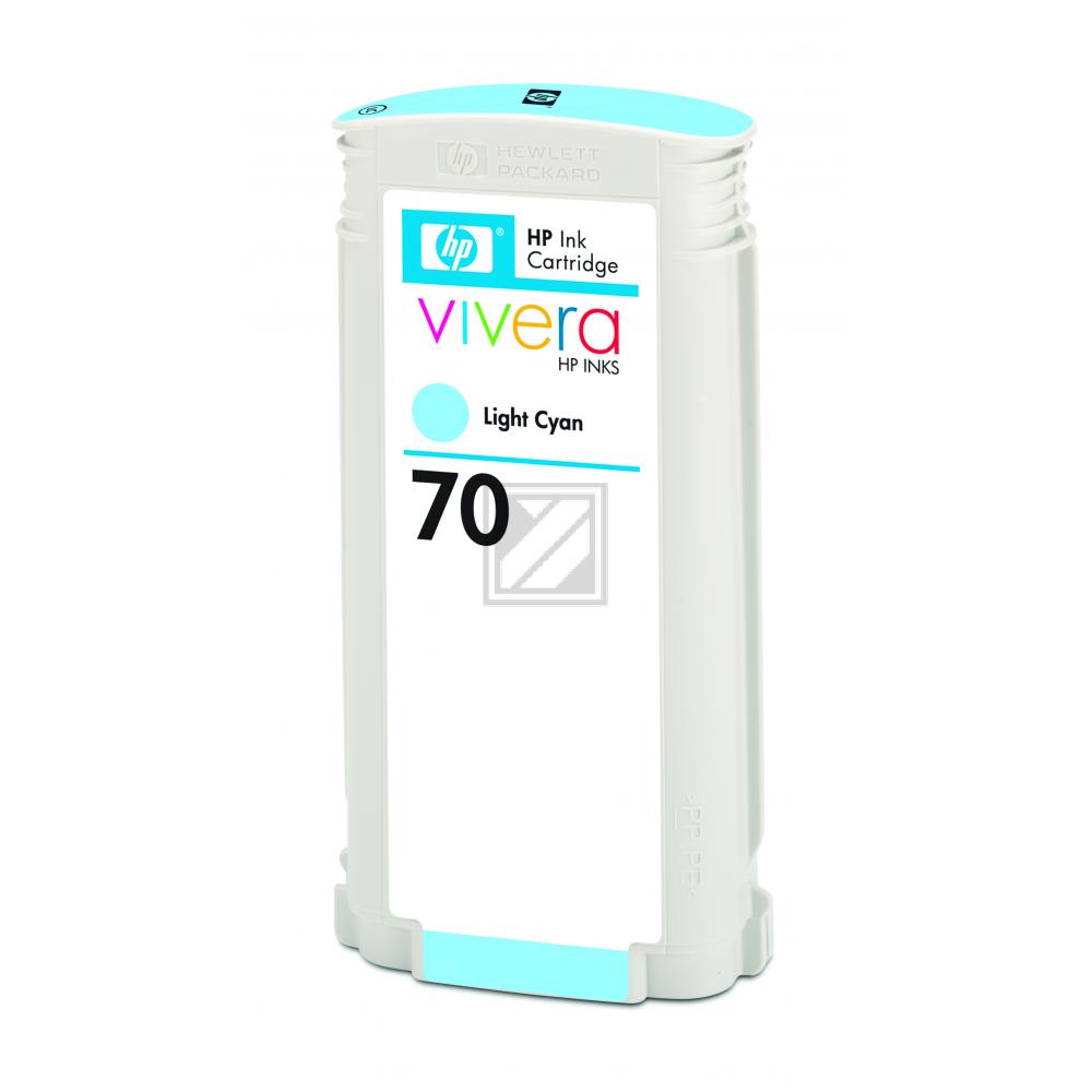 C9390A // 70 / cyan / original HP Tintenpatrone cyan hell / C9390A / 130.00 ml