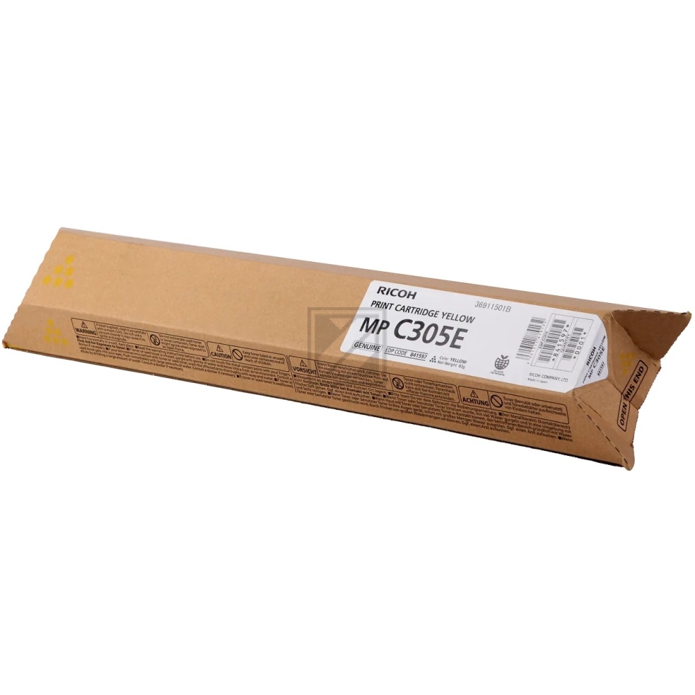 841597 // TYPEMPC305E / gelb / original RICOH Toner gelb / 841597 / 4000 S.