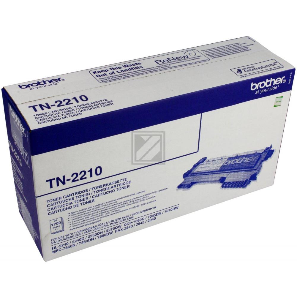 TN2210 Original Toner Black für Brother H / TN2210 / 1.200 Seiten