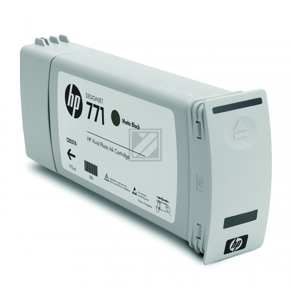 B6Y07A // 771C / schwarz / original HP Tintenpatrone schwarz matt / B6Y07A / 775.00 ml