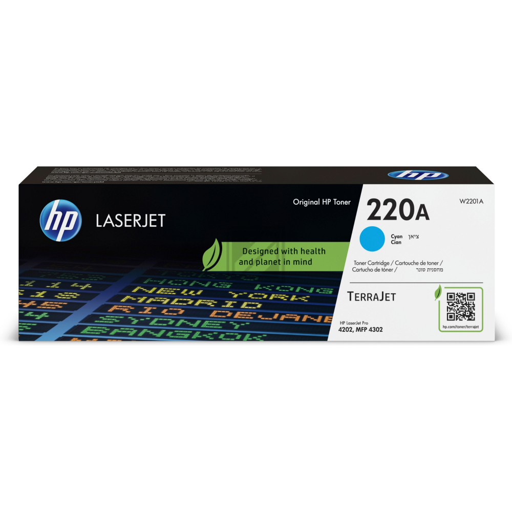 W2201A // 220A / cyan / original HP Toner cyan / W2201A / 1800 S.