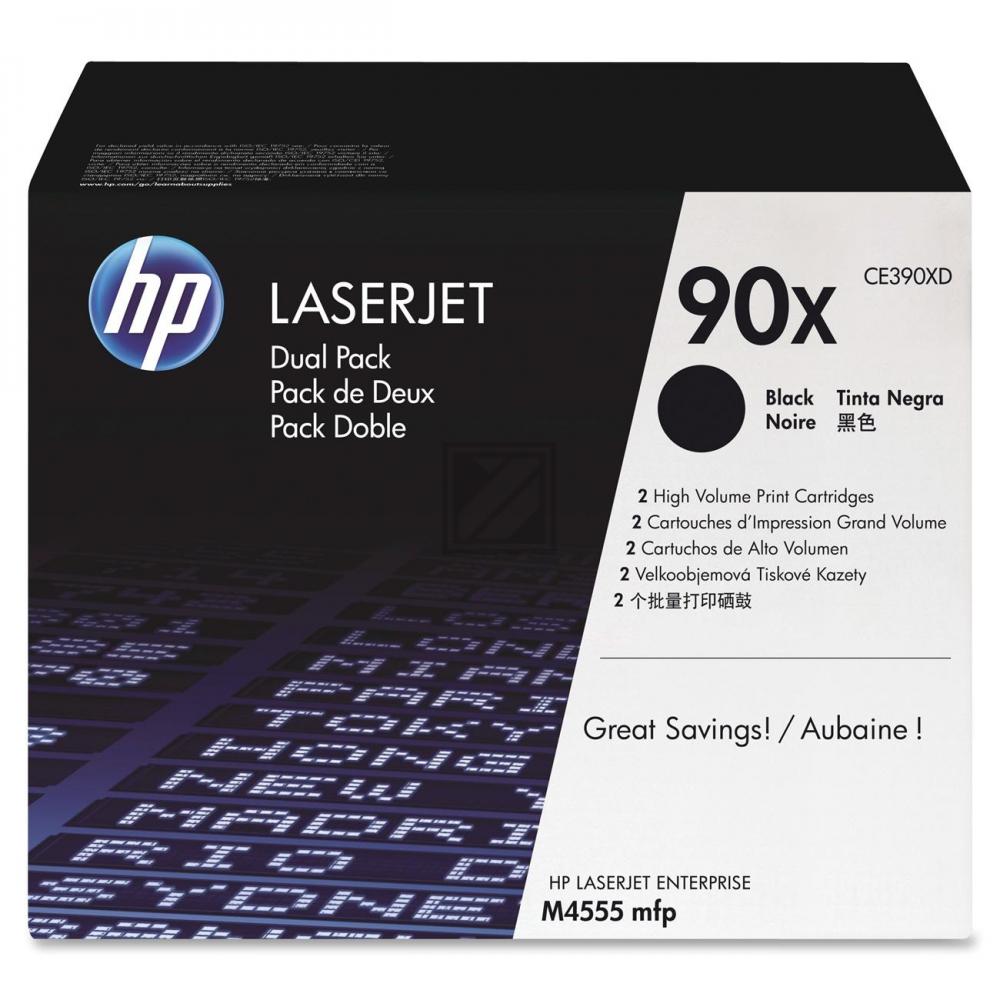 CE390XD // 90X / schwarz / original HP Toner schwarz / CE390XD / 24000 S.