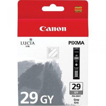 4871B001 // PGI29GY / original CANON Tintenpatrone grau / 4871B001 / 724 S. / 36.00 ml