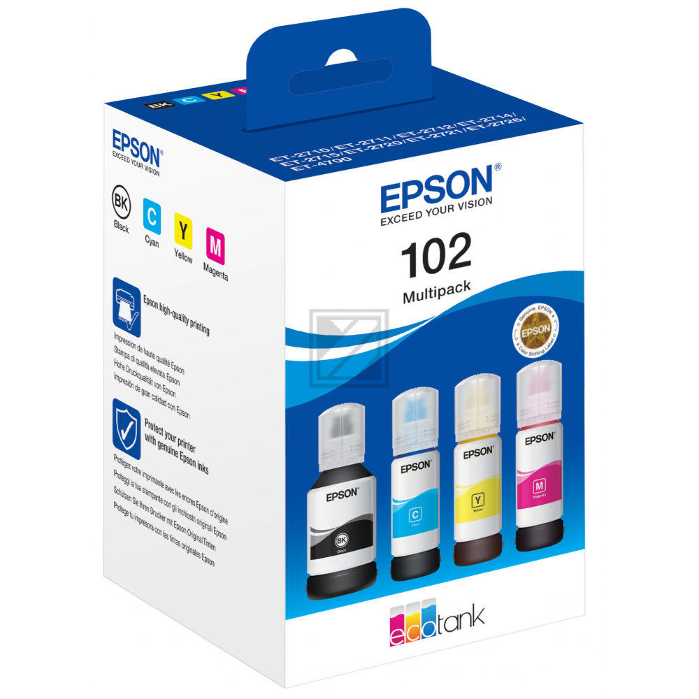 C13T03R640 // 102 / original EPSON Tintenpatrone MultiPack / C13T03R640
