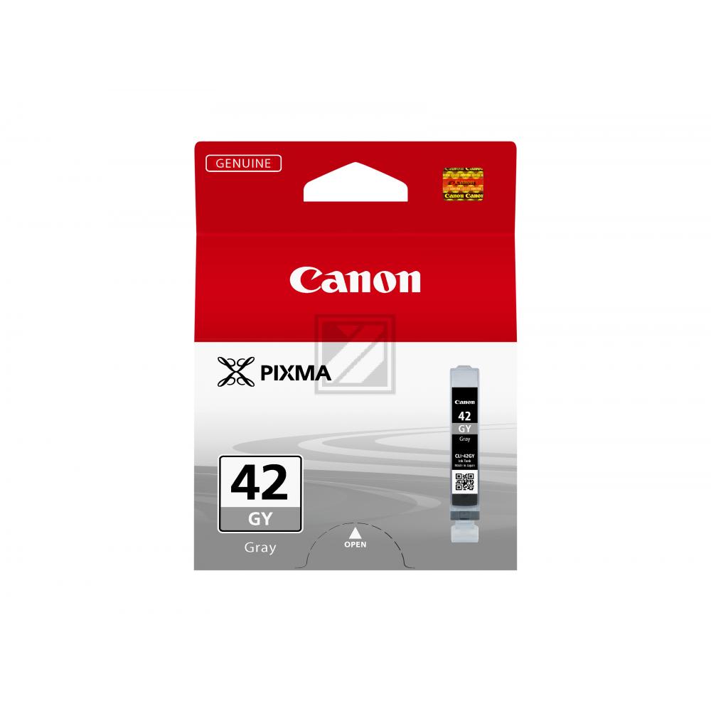 6390B001 // CLI42GY / original CANON Tintenpatrone grau / 6390B001 / 492 S. / 13.00 ml