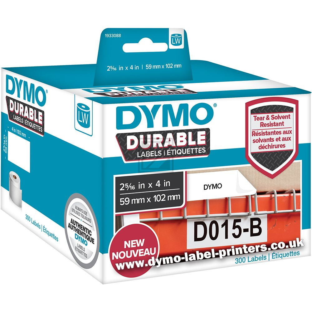 1933088 DYMO 59x102mm WEISS KUNSTSTOFF / 1933088