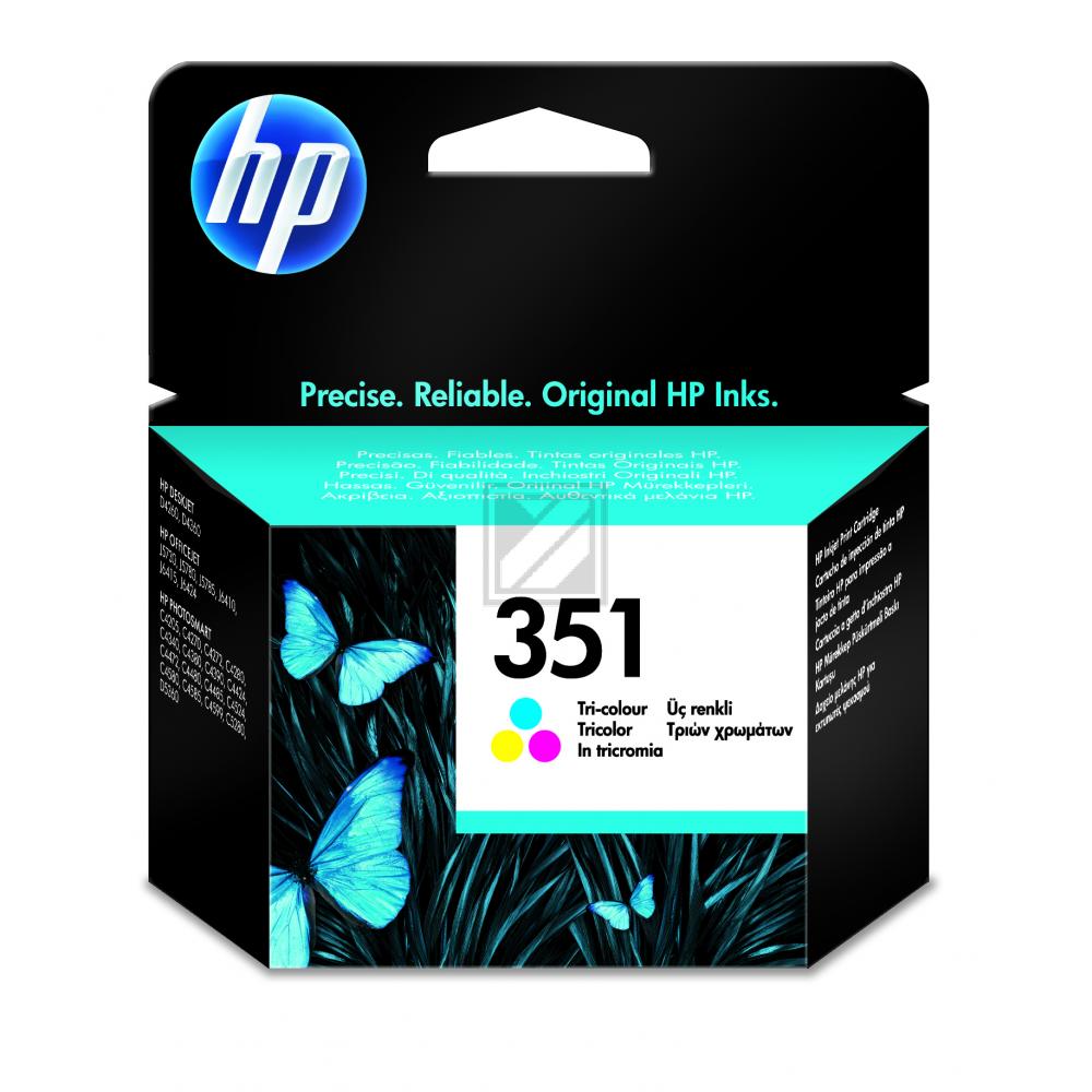 CB337EE // 351 / original HP Druckkopfpatrone color / CB337EE / 170 S. / 3.50 ml