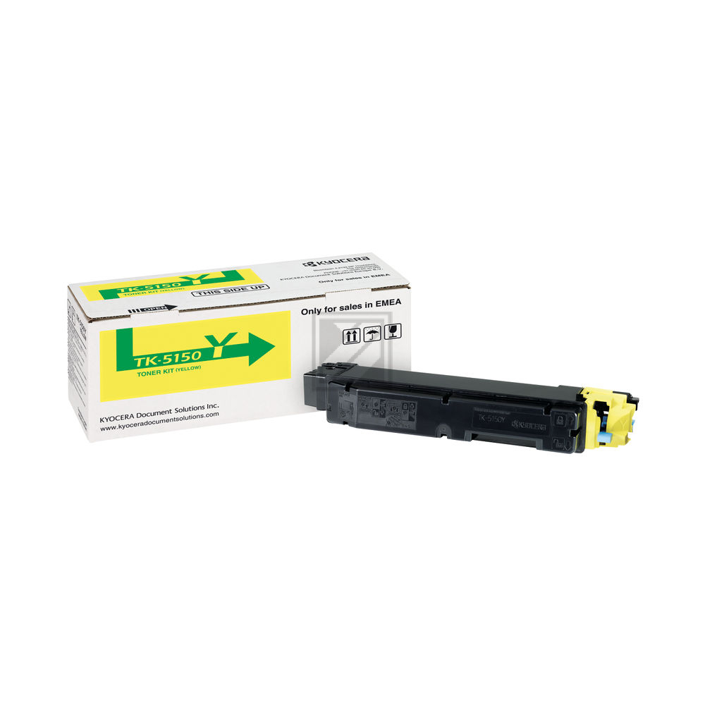 1T02NSANL0 // TK5150Y / gelb / original KYOCERA Toner gelb / 1T02NSANL0 / 10000 S.