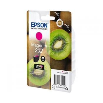 C13T02F34010 // 202 / original EPSON Tintenpatrone magenta / C13T02F34010 / 300 S. / 4.10 ml