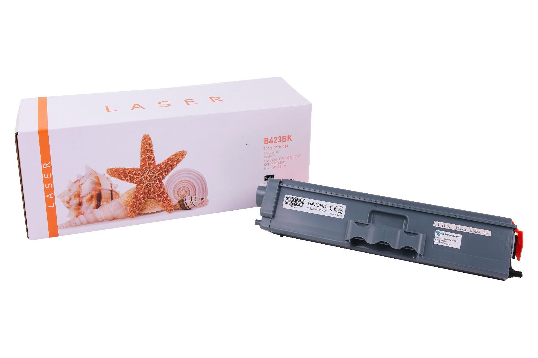 Alternativ Toner Black für Brother / TONTN423BK / 6.500 Seiten