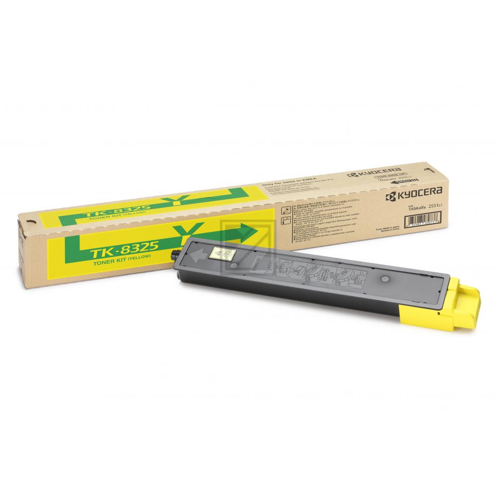 1T02NPANL0 // TK8325Y / gelb / original KYOCERA Toner gelb / 1T02NPANL0 / 12000 S.