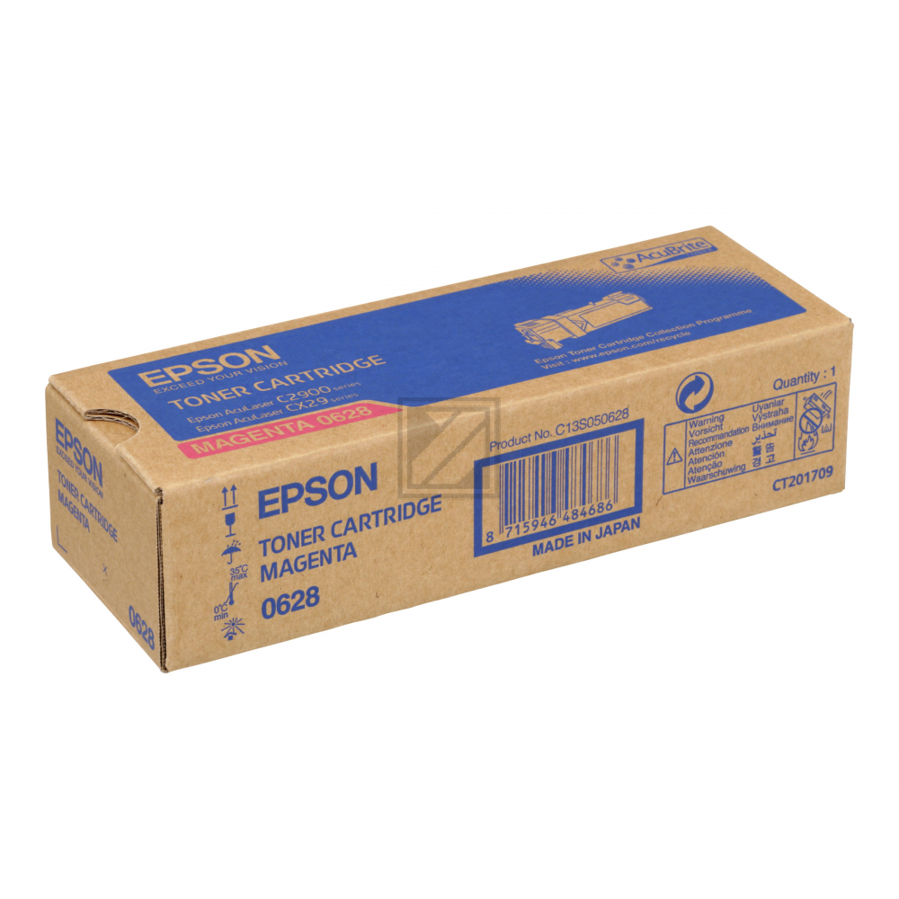C13S050628 // 0628 / magenta / original EPSON Toner magenta / C13S050628 / 2500 S.